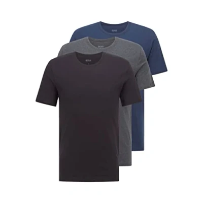 Abbildung von BOSS Herren T shirt Rn 3p&#039; shirts, 497 Open Blue, S EU