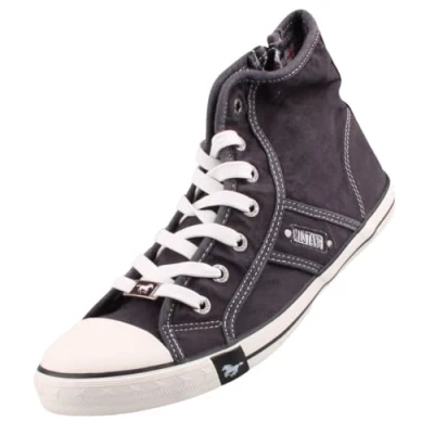 Abbildung von MUSTANG Damen High Top Sneaker Schwarz, Schuhgröße:EUR 40