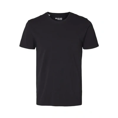 Abbildung von Selected Homme Tshirt basic, Herren, Größe: Small, Black