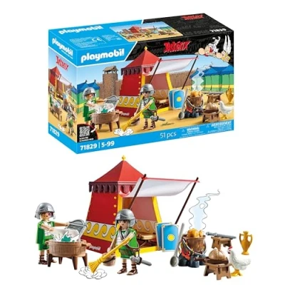 Abbildung von PLAYMOBIL Asterix Legionärszelt Spielset und Obelix Abenteuer Spielzeug für Kinder ab 5 Jahren 71829