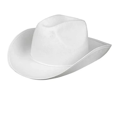 Abbildung von Boland 04072 04075 Cowboyhut für Erwachsene, weiß, Einheitsgröße