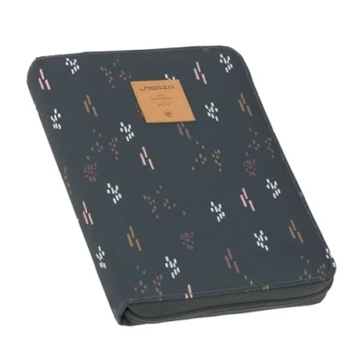 Abbildung von LÄSSIG Mama Mutterpasshülle U Heft Tasche Dokumententasche Ultraschallheft Ultraschalltasche/Document Pouch, Dunklegrau(Blobs forest)