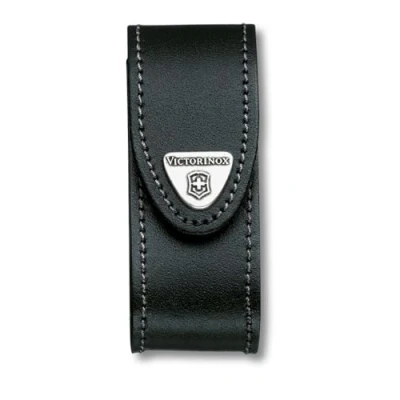 Abbildung von Victorinox Drehclip Gürteletui, Taschenmesser Etui, Messertasche für Gürtel, Leder, schwarz