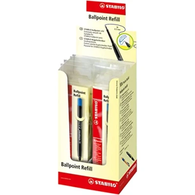Abbildung von Kugelschreiber Großraummine STABILO Ballpoint Refill Einzelmine blau