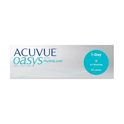 Abbildung von ACUVUE OASYS 1 Day Tageslinsen helfen das Gefühl von müden &amp; trockenen Augen zu reduzieren Tageskontaktlinsen mit 5,75 dpt und BC 8.5 UV Schutz Komfortables Tragegefühl 30 Linsen