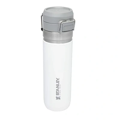 Abbildung von Stanley Quick Flip Trinkflasche Edelstahl 0.71L Hält 12+ Stunden Kalt Wasserflasche BPA Frei Spülmaschinenfest Druckverschlussdeckel Thermosflasche Auslaufsicher Polar