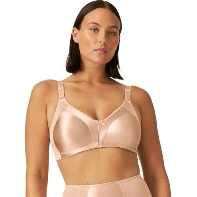 Abbildung von Naturana® Minimizer BH ohne Bügel [Cup B G] I Maximaler Halt Dank durchdachter Schnittführung &amp; Breiten Trägern für eine optisch kleinere Cupgröße 75 Schwarz D