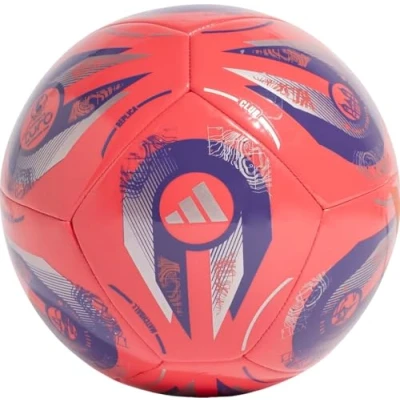 Abbildung von adidas Unisex Womens Euros 2025 Club Official Football, White/Pantone/Pantone/Lucid Lemon, 5