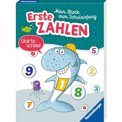 Abbildung von Ravensburger Mein Block zum Schulanfang: Erste Zahlen Rätselblock ab 6 Jahre lernen