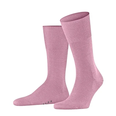 Abbildung von FALKE Herren Socken Airport M SO Wolle Baumwolle einfarbig 1 Paar, Rosa (Light 8276), 41 42