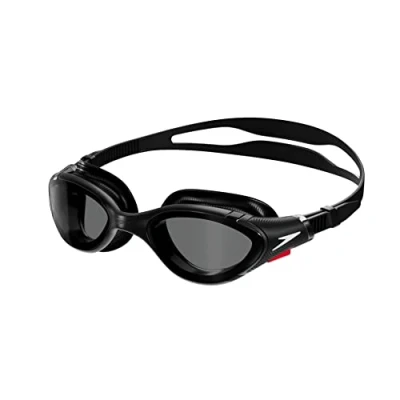 Abbildung von Speedo Biofuse Unisex Schwimmbrille, Größe: One Size, Black/white/smoke