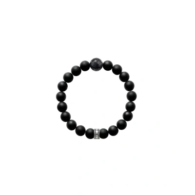 Abbildung von Thomas SABO Armband silvercoloured/black, Größe: 19, Silver coloured/black