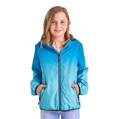 Abbildung von Killtec Mädchen Lyse GRLS JCKT A Funktionsjacke/Regenjacke mit Kapuze, packbar, türkis, 164
