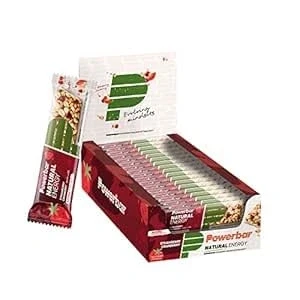 Abbildung von Powerbar Natural Energy Cereal Strawberry Cranberry 18x40g veganer Kohlenhydrat Energie Riegel Magnesium palmölfrei