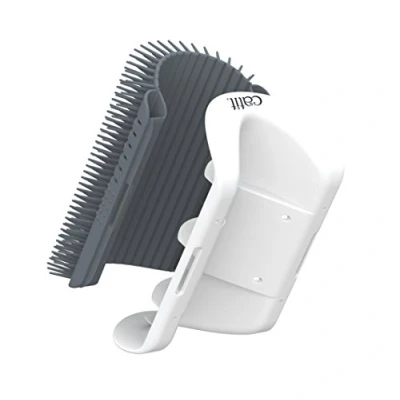 Abbildung von Catit 2.0 Self Groomer, Massageecke für Katzen, grau, 1 Stück (1er Pack)