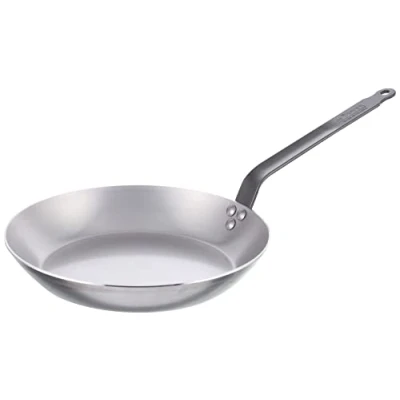 Abbildung von de Buyer Bratpfanne CARBONE PLUS aus Carbonstahl 30 cm 5110.30, Silber