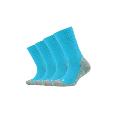 Abbildung von Camano Unisex Kinder Online børn Pro Tex Funktionssokker med 4 pakker Socken, turquoise, 31 EU