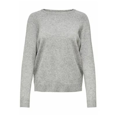 Abbildung von ONLY Onllesly Kings Strickpullover, Damen, Größe: Small, Medium grey melange