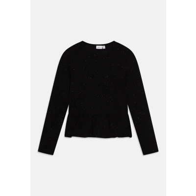Abbildung von Name it Nkfroka Langarmshirt für Kinder, Größe: 134/140, Black
