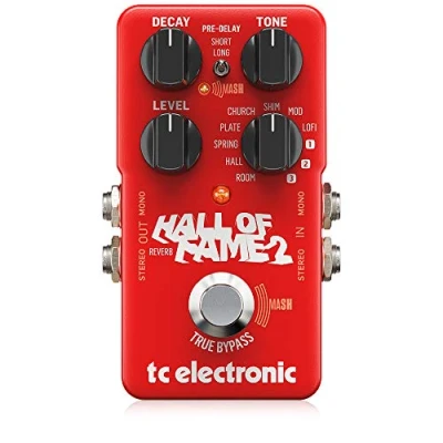 Abbildung von TC Electronic Hall of Fame 2 Reverb Kultiges Pedal mit bahnbrechendem MASH Fußschalter und Shimmer Effekt