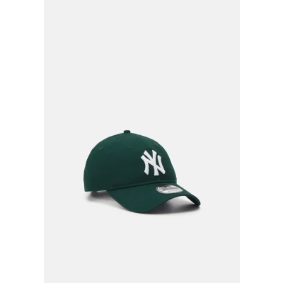 Abbildung von New Era League Essential 9TWENTY Unisex Cap, Größe: One Size, Dark green/white
