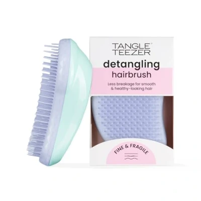 Abbildung von Tangle Teezer Fine &amp; Fragile Mint Violet, ProfessionHaarbürste speziell für feines und brüchiges Haar