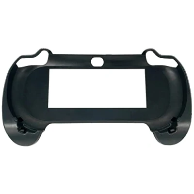 Abbildung von OSTENT Durable Joypad Plastic Flexible Bracket Holder Handle Grip Kompatibel für Sony PS Vita 1000 Farbe Schwarz