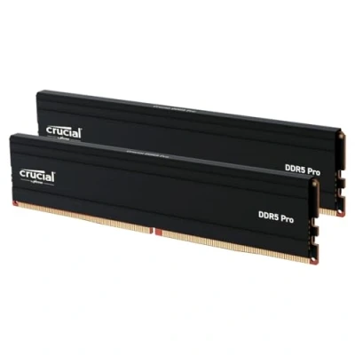 Abbildung von Crucial Pro DDR5 RAM 128GB Kit (2x64GB) 5600MHz, Intel XMP 3.0 / AMD Expo, PC Computer Arbeitsspeicher CP2K64G56C46U5