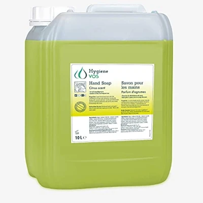 Abbildung von Hygiene VOS Cremeseife Citro 10 Liter milde Waschlotion Seifencreme für alle gängigen Druckspendersysteme und Seifenspender