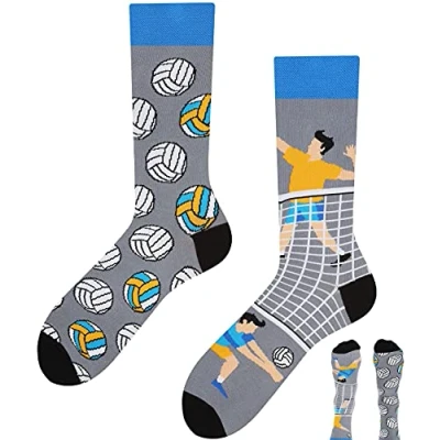 Abbildung von TODO Lustige Gans Socken Herren und Damen, Coole Motiv Lustig, Bunte, Verrückte 43 46