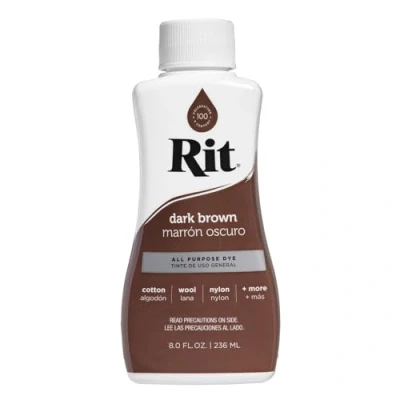 Abbildung von Rit Dye Liquid Stoff Dye, dunkelbraun, 236ml