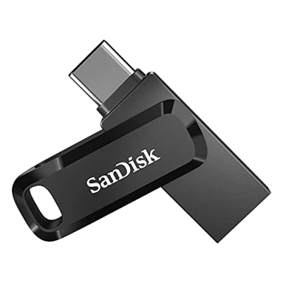 Abbildung von SanDisk Ultra Dual Drive Go USB Type C 512 GB (Android Smartphone Speicher, Anschluss, 400 MB/s Lesegeschwindigkeit, Nutzung als Schlüsselanhänger möglich)