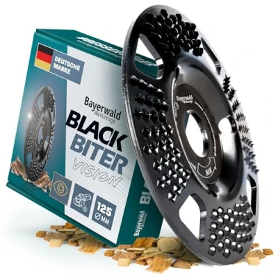 Abbildung von Bayerwald Black Biter Vision Ø125 mm (Zum Abschleifen von Holz, Kunststoff etc.) Geeignet für alle gängigen Winkelschleifer
