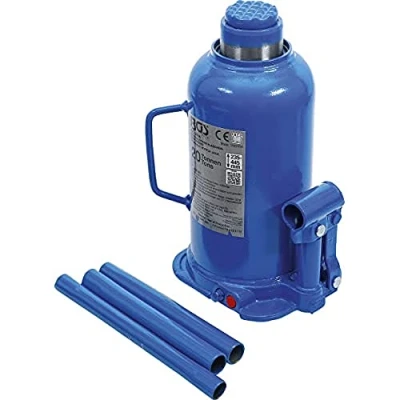Abbildung von BGS 9888 Hydraulischer Flaschen Wagenheber 20 t Stempelwagenheber / Kompakt Wagenheber, blau