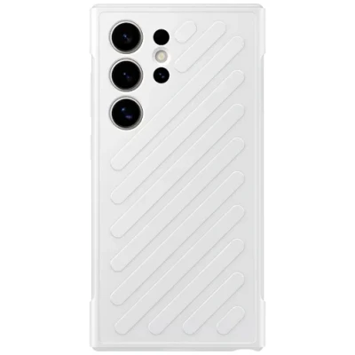 Abbildung von Samsung Rugged TPU Back Cover Weiß Galaxy S24 Ultra