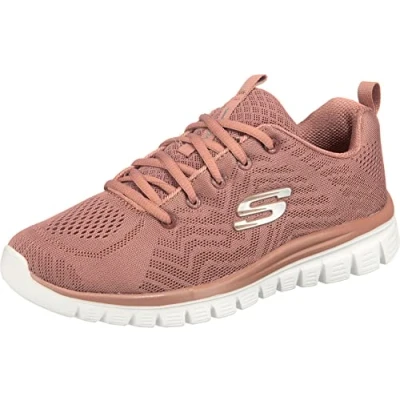 Abbildung von Skechers Damen GRACEFUL GET CONNECTED Sneaker, Rosa , 35 EU ( 2 UK )