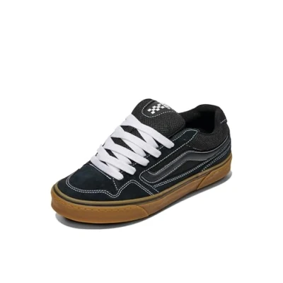 Abbildung von Vans Unisex Kinder Caldrone Sneaker, Suede Mesh Black Gum, 35 EU