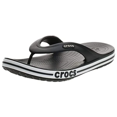 Abbildung von Crocs Unisex Erwachsene Bayaband Flip Flip, Black/White, 41/42 EU
