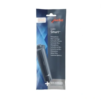 Abbildung von JURA original CLARIS Smart+ Filterpatrone mit automatischer Filtererkennung TÜV zertifizierte Hygiene 1er Pack 24232, Grau