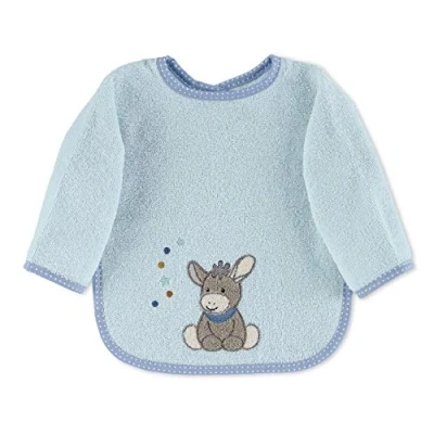 Abbildung von Sterntaler Baby Jungen Ärmellätzchen Emmi, Blau, 73 x 50 cm