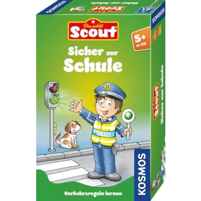 Abbildung von KOSMOS 710538 Scout Sicher zur Schule, Lernspiel für 2 4 Kinder ab 5, Reisespiel, Kinderspiel