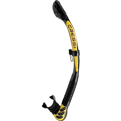 Abbildung von Cressi Alpha Ultra Dry Schnorchel Trocken Ideal zum Schnorcheln, Apnoe und Tauchen