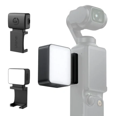 Abbildung von ULANZI LM001 Pocket 3 Mini Video Licht, Magnetisches LED Videoleuchte mit 500mAh Akku, Wasserdicht Foto Licht für Fotografie