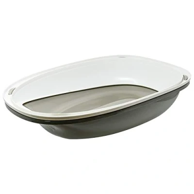 Abbildung von Aimé Agrobiothers Shuttle Katzentoilette, oval, mit Rand, 57 x 40 19 cm