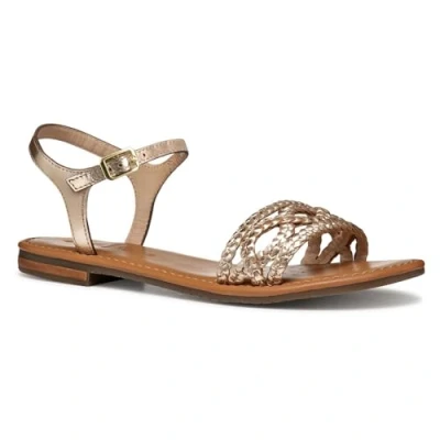 Abbildung von Geox SOZY S Riemensandalette, Damen, Größe: 42, Gold Schuhe