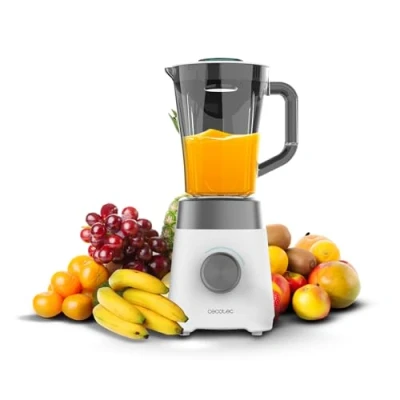Abbildung von Cecotec Standmixer Power Black Titanium 1300Max W. 1300 W, 2 Geschwindigkeiten, Messer 4 Klingen mit schwarzer Titanbeschichtung, 1,5 L Krug, Zerkleinern und Pulverisieren, Ice Crush