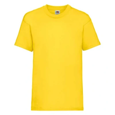 Abbildung von FRUIT OF THE LOOM Jungen Kids Valueweight Short Sleeve T 2 Pack Shirt, Gelb (Gelb Gelb), 7 8 Jahre (2er Pack)