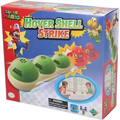 Abbildung von EPOCH Games 7397 Super Mario Hover Shell Strike Party Spiel Actionspiel Geschicklichkeitsspiel, Bunt