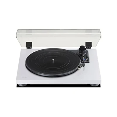 Abbildung von Teac TN 180BT A3 Plattenspieler mit Bluetooth Ausgang (Riemenantrieb, 33/45/78 U/min, integrierter Phono Vorverstärker, High Density MDF Gehäuse) Weiß
