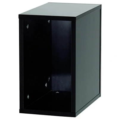 Abbildung von Glorious Record Box black 110 bis zu Platten im 12&#039;&#039; Format, Problemlos stapelbar, optisch abgestimmt, Lieferung ohne Dekoration, schwarz